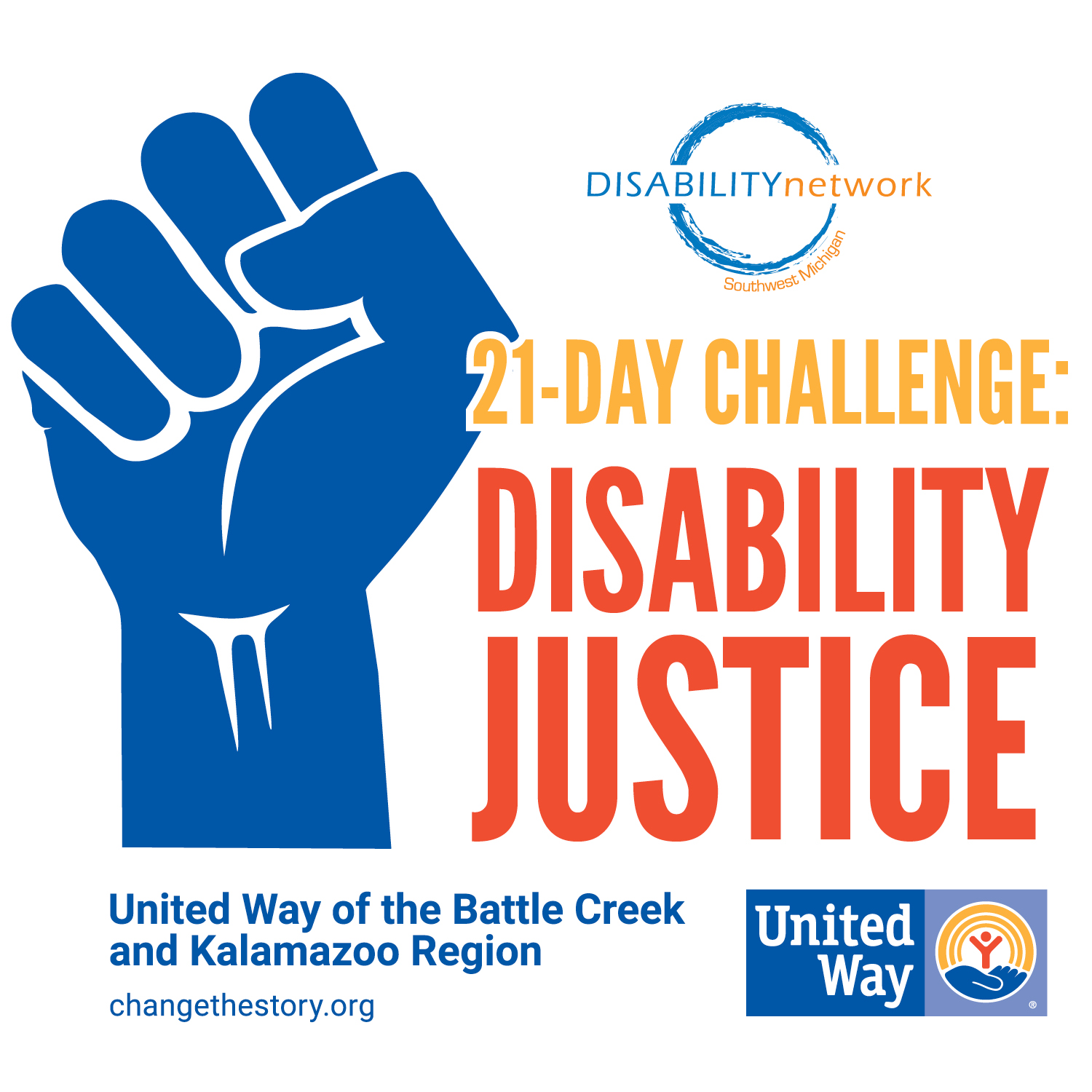 21 Day Disability Justice Challange logo